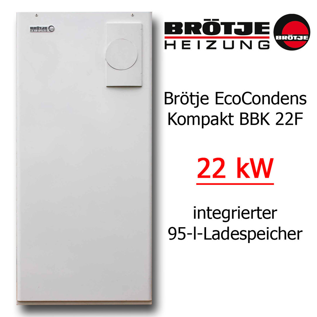 Brötje EcoCondens BBK 22F - Gas-Heizung - Brennwert - 22 kW