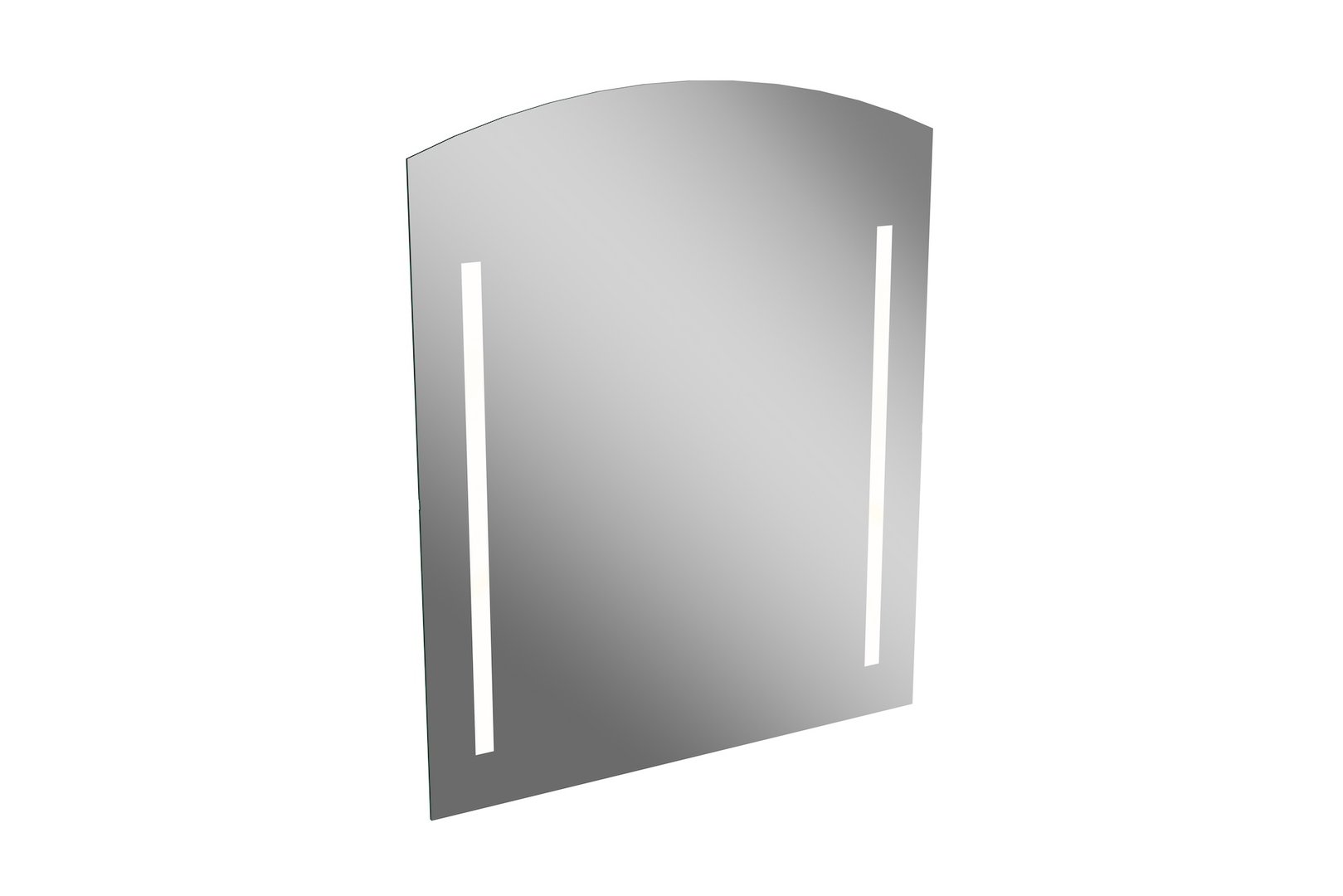 Lanzet Spiegel ohne Rahmen mit LED-Beleuchtung 600x720